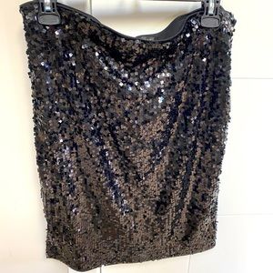 Sequins stretchy skirt